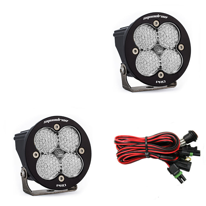 Baja Designs Squadron-R Pro LED Auxiliary Light Pod Pair | Universal Dunes 2 Dezert SXS