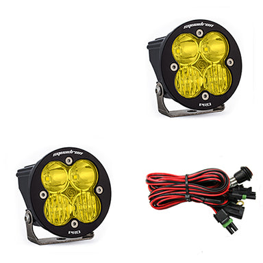 Baja Designs Squadron-R Pro LED Auxiliary Light Pod Pair | Universal Dunes 2 Dezert SXS