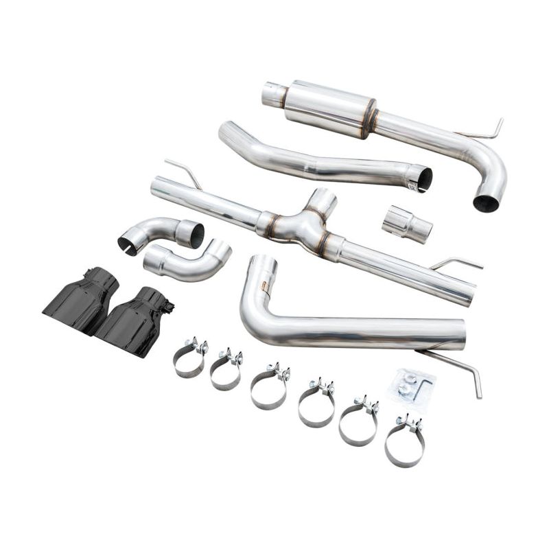 AWE 2022+ VW GTI MK8  Track Edition Exhaust - Diamond Black Tips NP Motorsports