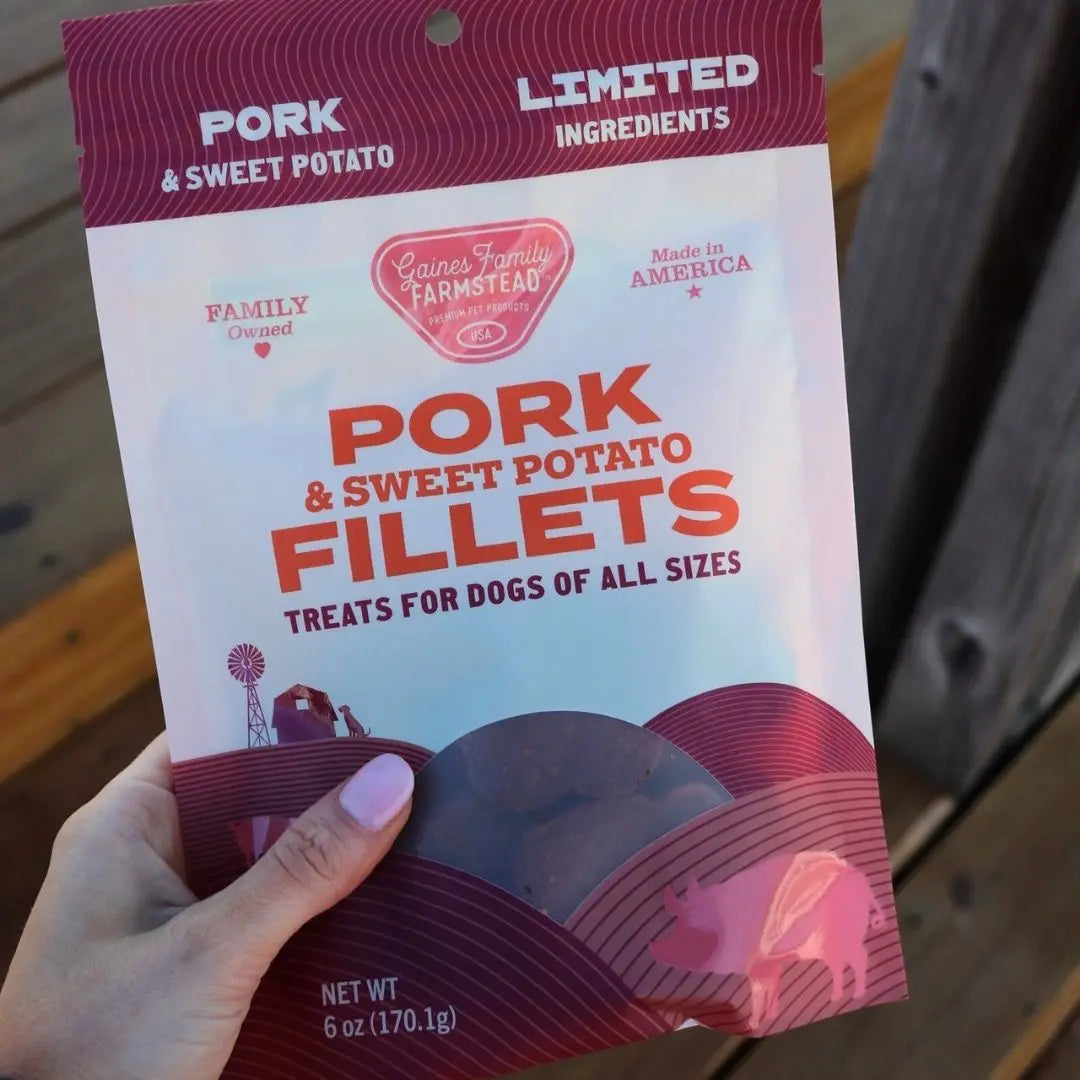 Pork and Sweet Potato Fillets Gaines Family Farmstead