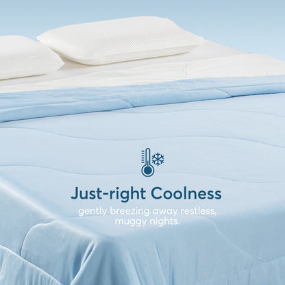 Kasentex All Season Ultra Soft Cooling Blanket Comforter, Hypoallergenic and Breathable, Room Decor, Graduation Gifts Kasentex