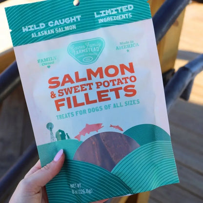 Salmon and Sweet Potato Fillets Gaines Family Farmstead