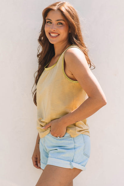 Skyla Metallic Sheen Tank Top