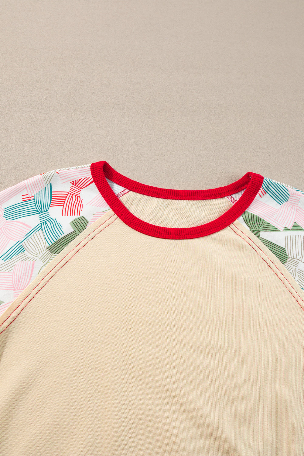 Wynter Sleeve Colorblock Edge Top