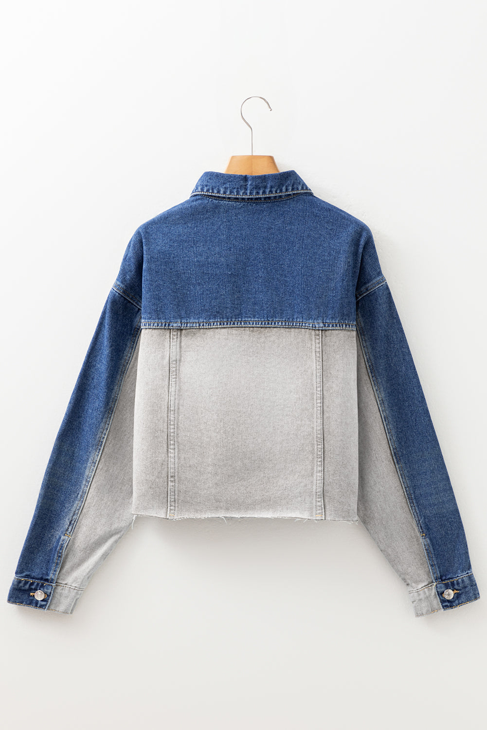 Kikki Detail Distress Denim Jacket