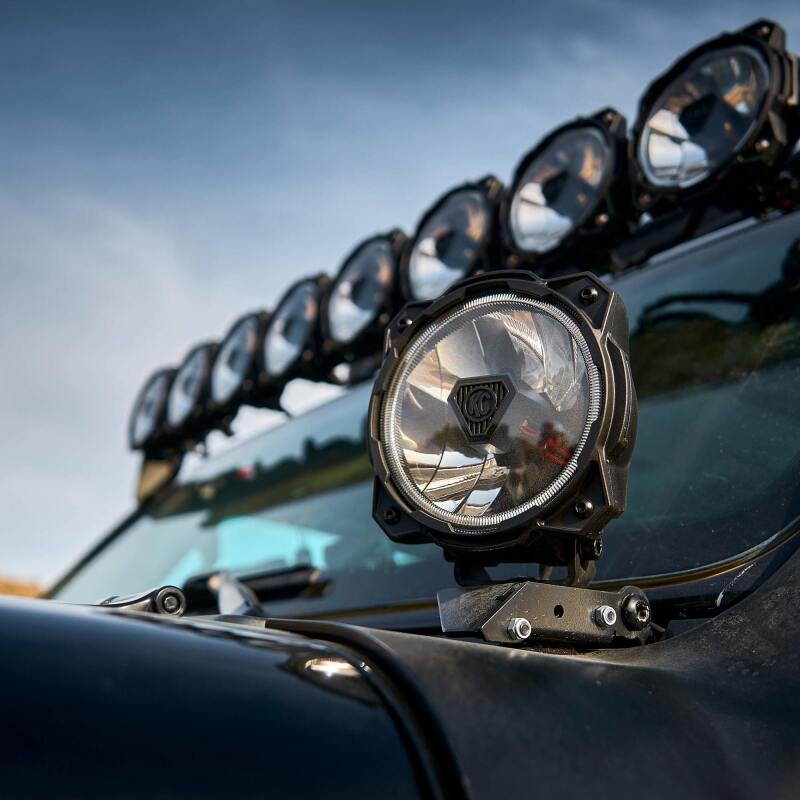 KC HiLiTES Gravity Titan LED 6in. - Pair Pack (Wide-40 Beam) Dunes 2 Dezert SXS