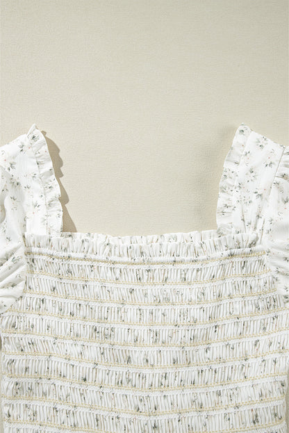 Ella Short Puff Sleeve Jumpsuit