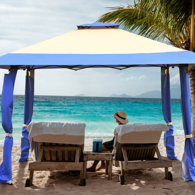 13 X 13 Feet Pop up Gazebo Tent with Carry Bag for Patio Garden ShipItFurniture