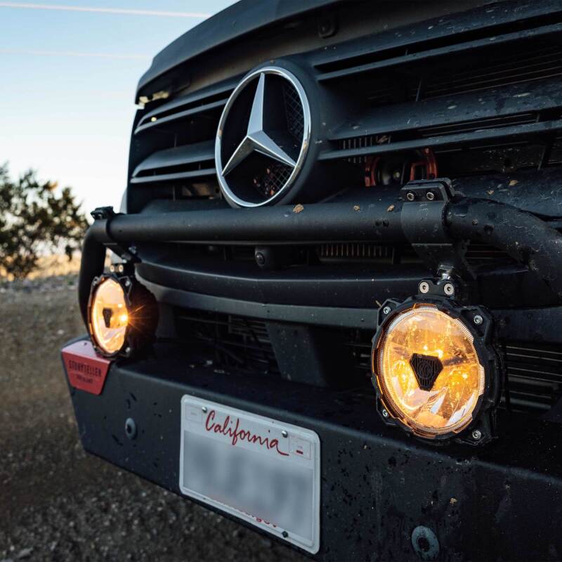 KC HiLiTES Gravity Titan LED 6in. - Pair Pack (SAE Driving Beam) Dunes 2 Dezert SXS