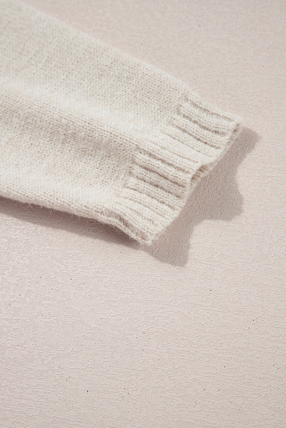 Mila Beaded High Bodycon Sweater