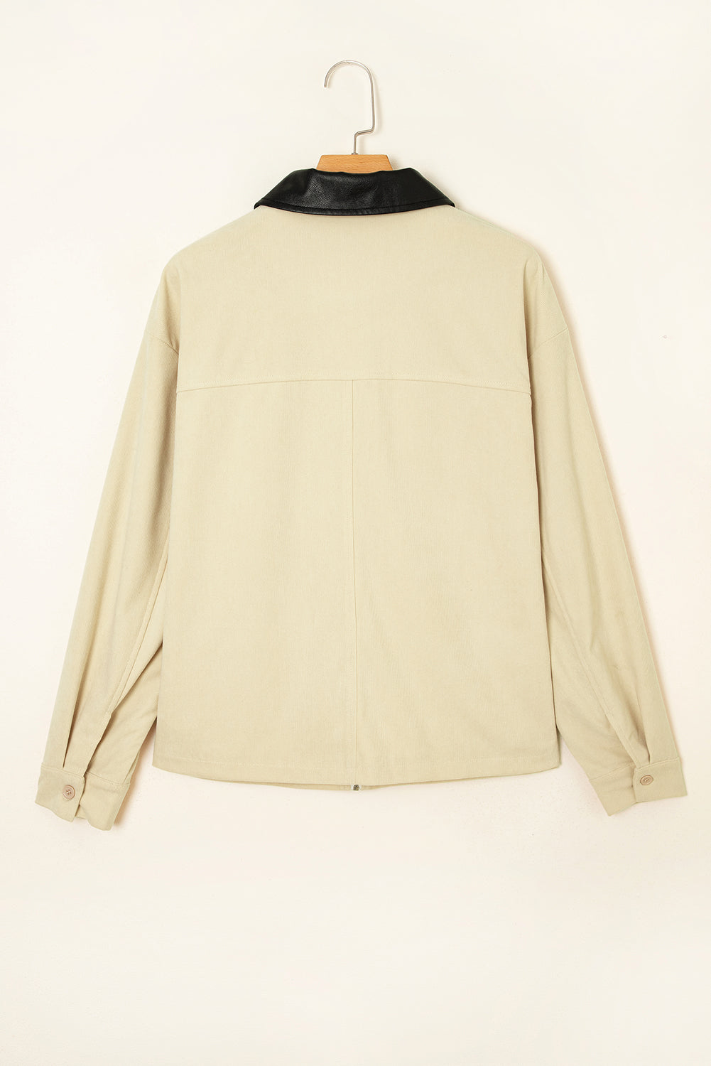 Phoebe Textured Zip Up Jacket Threaded Pear