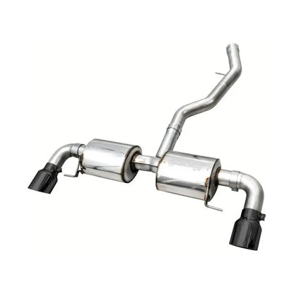 AWE 19-23 BMW 330i / 21-23 BMW 430i Base G2X Touring (Excl.Conv) Axle Back Exhaust - Diamond Black NP Motorsports