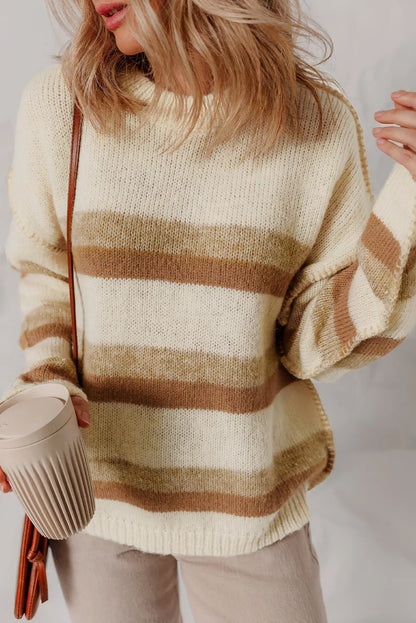 Elizabeth Shoulder Knit Baggy Sweater