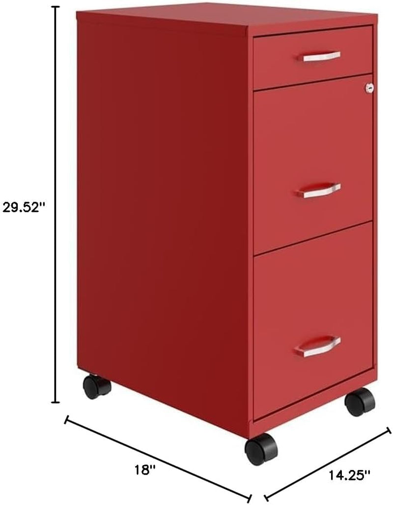 Filing Cabinet 29.52 Inch Tall Lockable Metal Office Storage For Documents And Files In Home Or Office ShipItFurniture