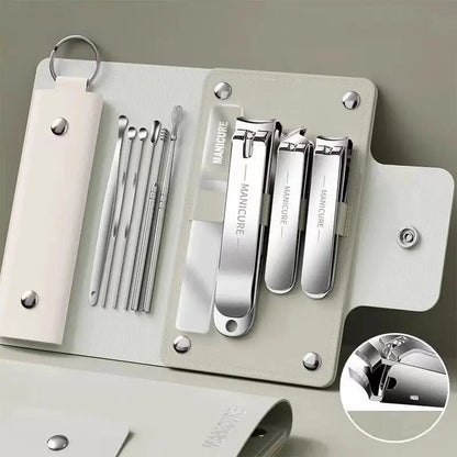 6-9 Pcs Manicure Set with Leather Case Professional - Get it from Bo