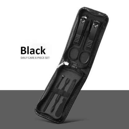6-9 Pcs Manicure Set with Leather Case Professional - Get it from Bo