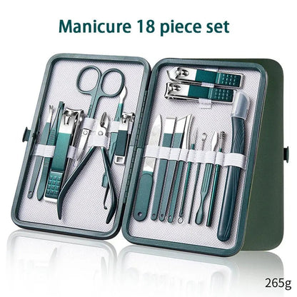 6-9 Pcs Manicure Set with Leather Case Professional - Get it from Bo