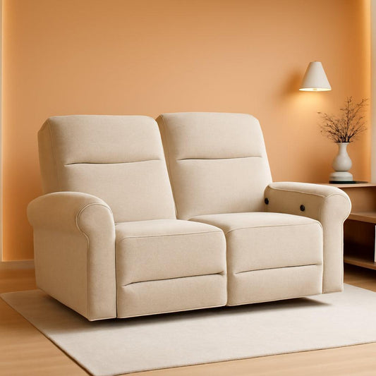 64.6 Inch Wall Hugging Auto Power Recline Loveseat ShipItFurniture