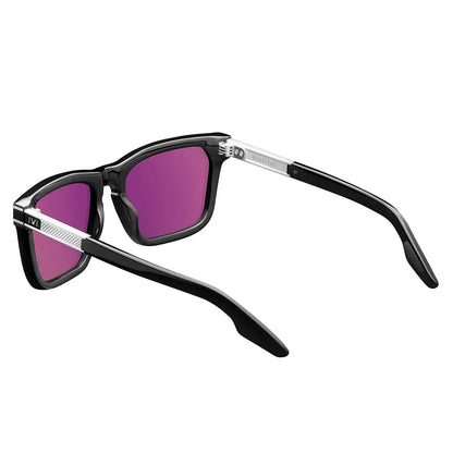 Gravitas: Polished Black - Brushed Aluminum / Grey AR Polarized Lens - Get it from Bo