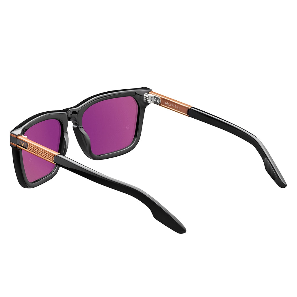 Gravitas:  Polished Black & Copper / Grey AR Lens - Get it from Bo