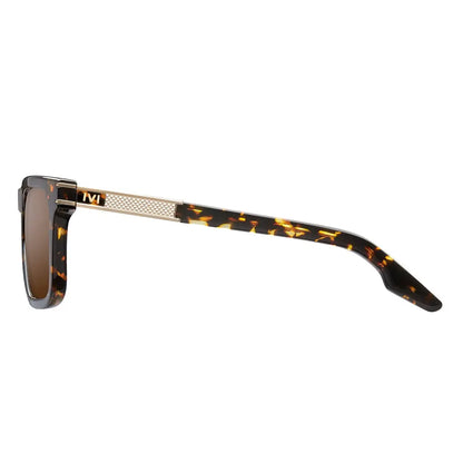 Gravitas: Polished Ambercomb Tortoise - Brushed Gold / Bronze AR Lens - Get it from Bo