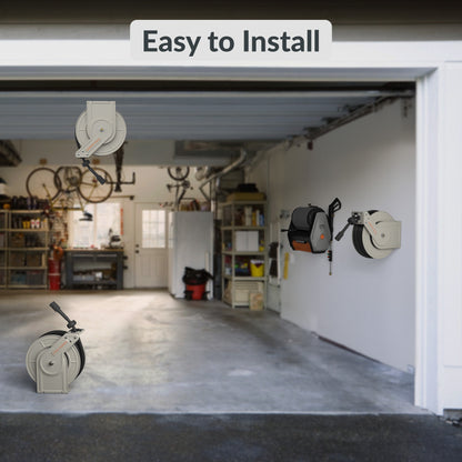 Retractable Pressure Hose Reel-1/4in