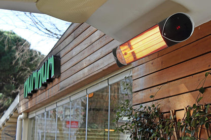 Infrared Electric Patio Heater - Indoor/Outdoor Heater - Portable Wall/Garage Heater - 1500W - Use with Stand - Mount to Ceiling/Wall) ShipItFurniture