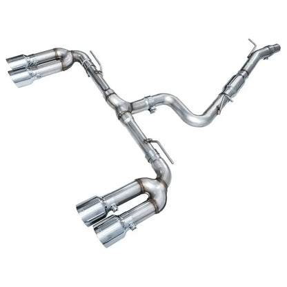 AWE 22-24 Audi 8Y S3 Track Edition Exhaust  - Chrome Silver Tips NP Motorsports