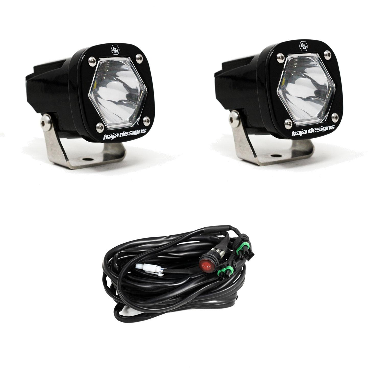 Baja Designs S1 LED Pod Pair – Compact Off-Road Lights Dunes 2 Dezert SXS