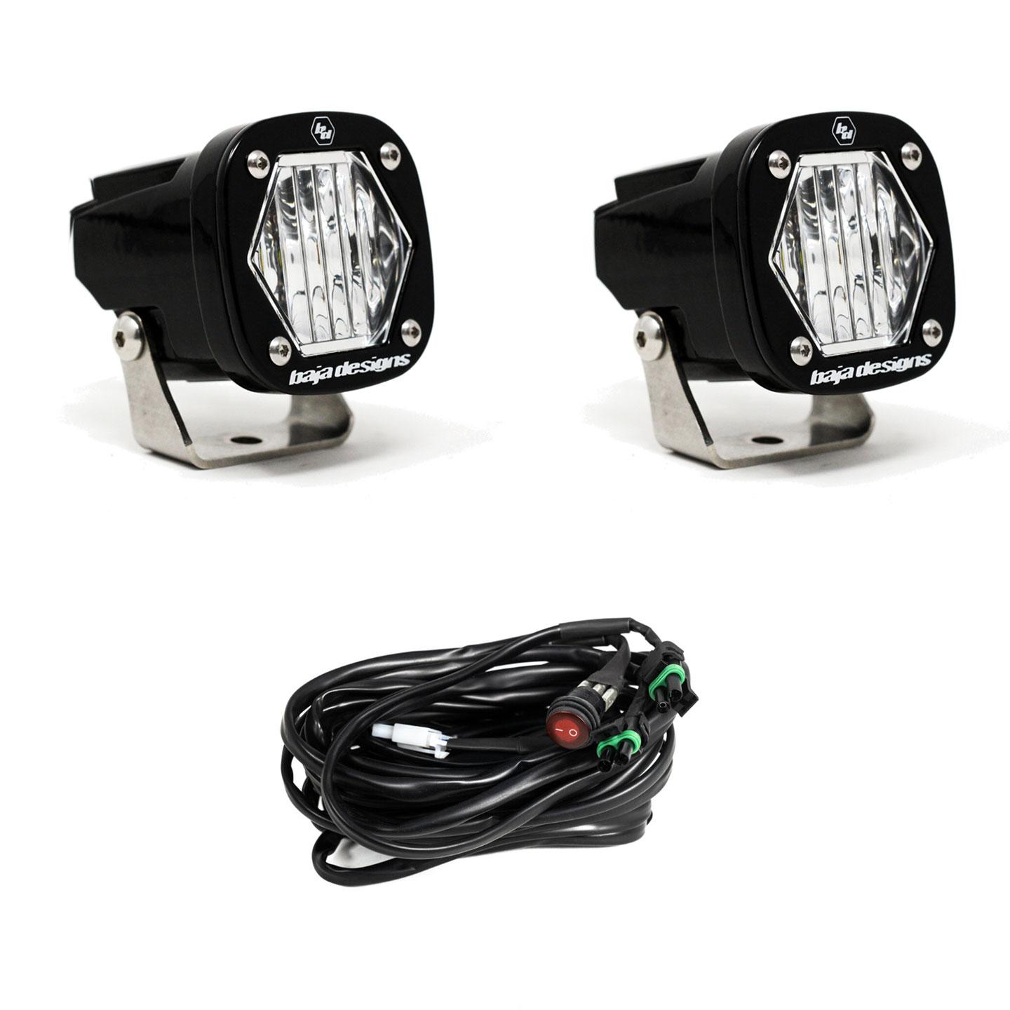Baja Designs S1 LED Pod Pair – Compact Off-Road Lights Dunes 2 Dezert SXS