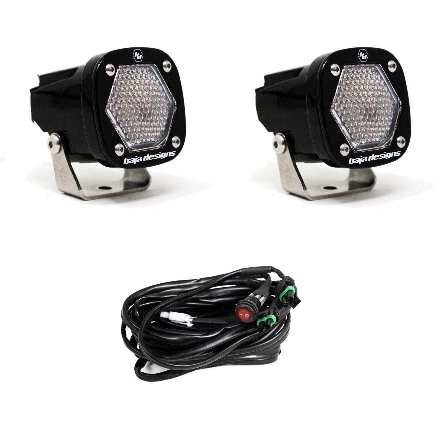 Baja Designs S1 LED Pod Pair – Compact Off-Road Lights Dunes 2 Dezert SXS