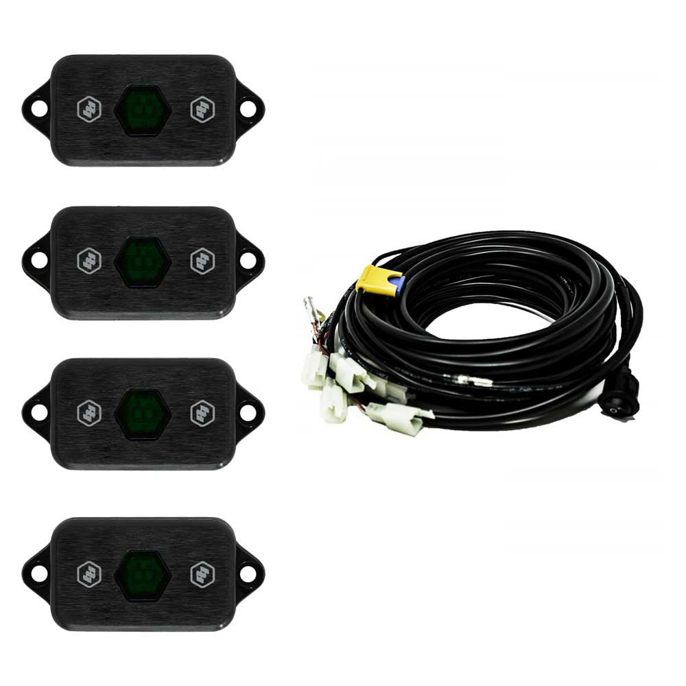 Baja Designs Universal LED Rock Light Kit – 4 Pods Dunes 2 Dezert SXS