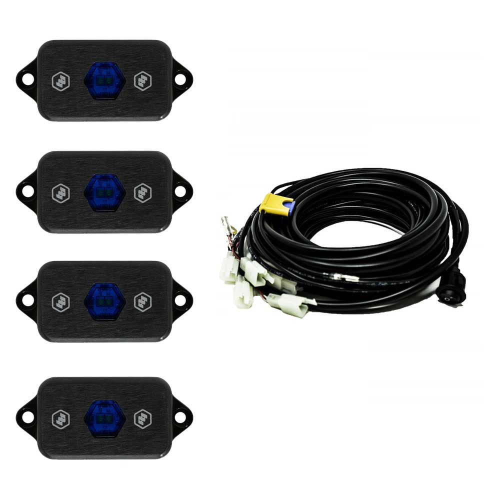Baja Designs Universal LED Rock Light Kit – 4 Pods Dunes 2 Dezert SXS