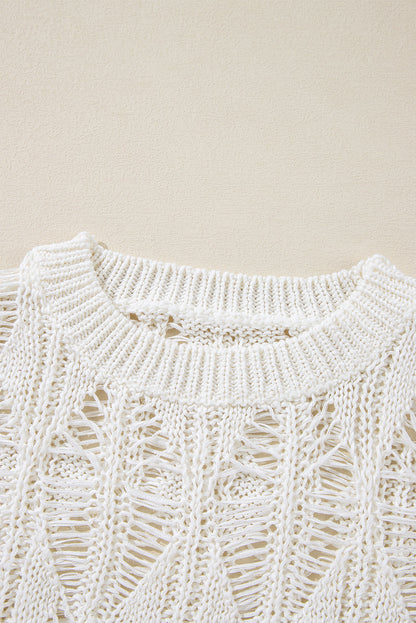Olivia Crochet Loose Fit Sweater