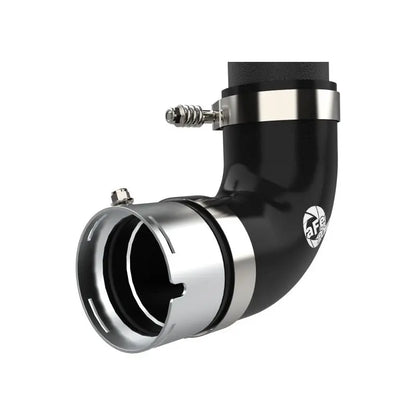 aFe 21-23 Ford Bronco V6-2.7Ltt BladeRunner Alum Hot &amp; Cold Charge Pipe Kit - Black NP Motorsports