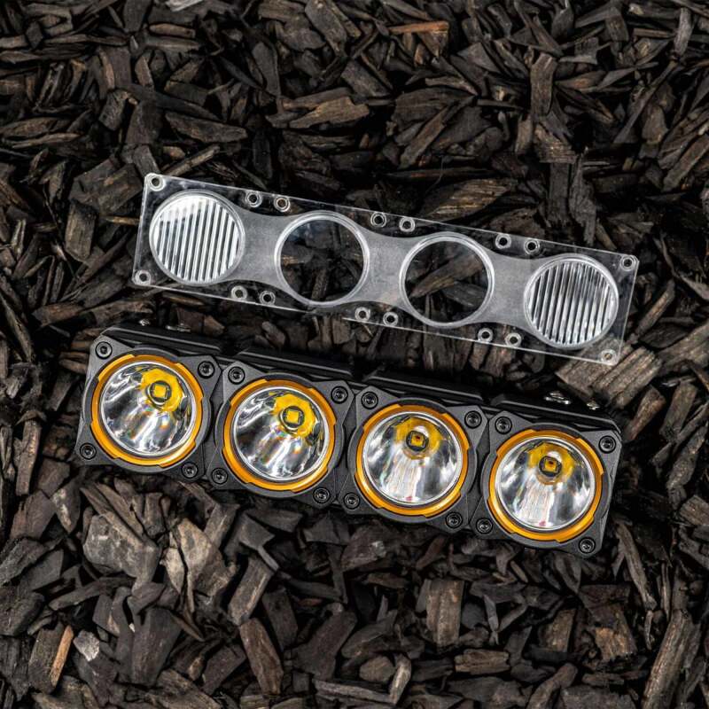KC HiLiTES FLEX ERA LED Clear Spot Beam Lens for Light Bars Dunes 2 Dezert SXS