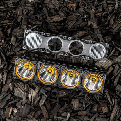 KC HiLiTES FLEX ERA LED Clear Spot Beam Lens for Light Bars Dunes 2 Dezert SXS