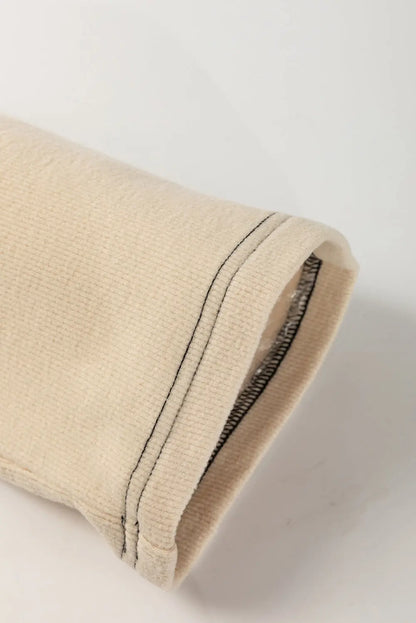 Jaliyah Knit Stitch Detail Long Sleeve Top