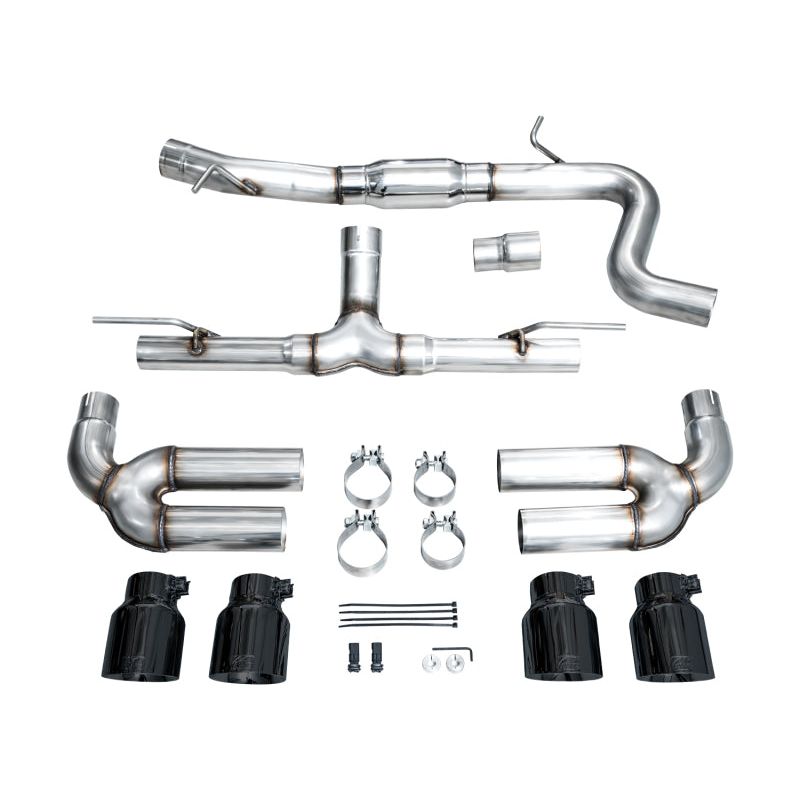 AWE 22-24 Audi 8Y S3 Track Edition Exhaust  - Diamond Black Tips NP Motorsports