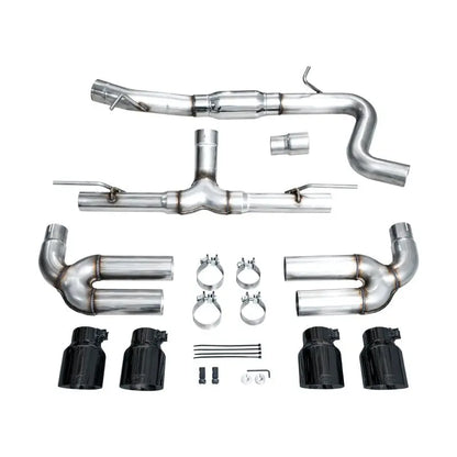 AWE 22-24 Audi 8Y S3 Track Edition Exhaust  - Diamond Black Tips NP Motorsports