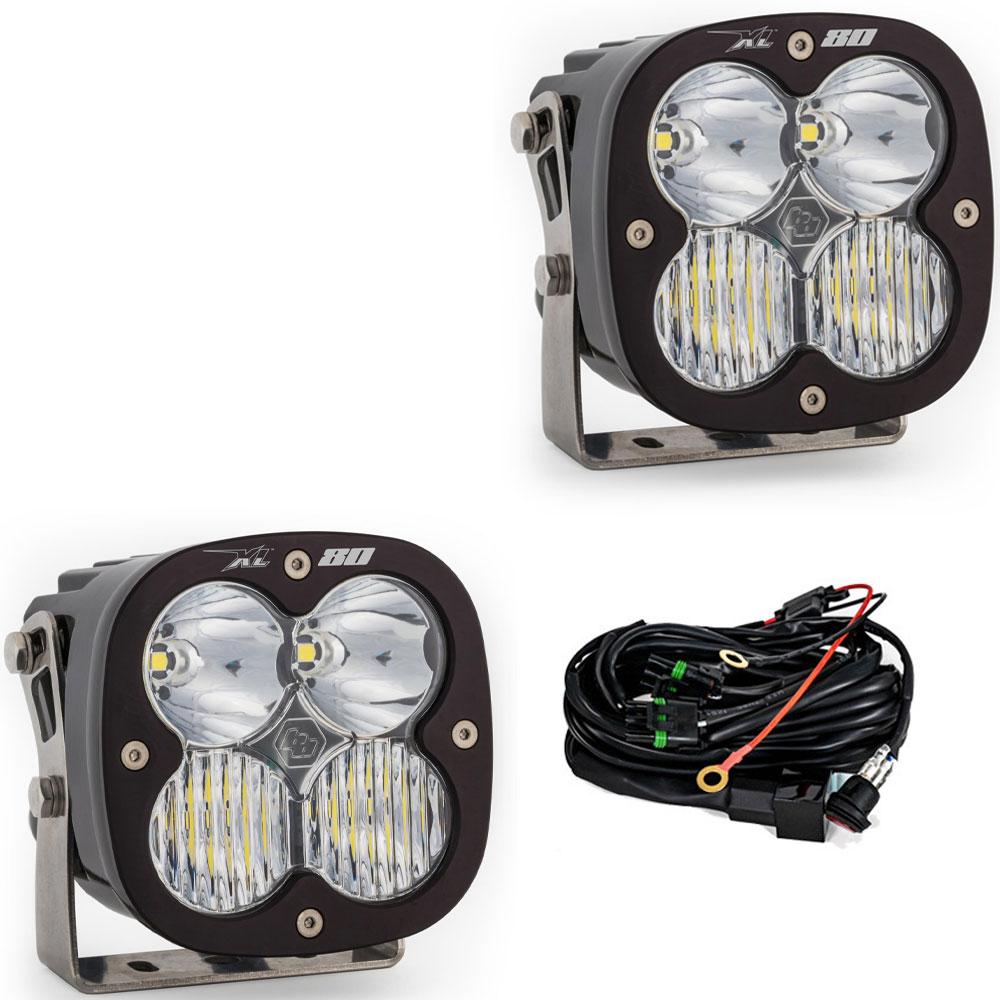 Baja Designs XL80 LED Auxiliary Light Pod Pair | Universal Dunes 2 Dezert SXS