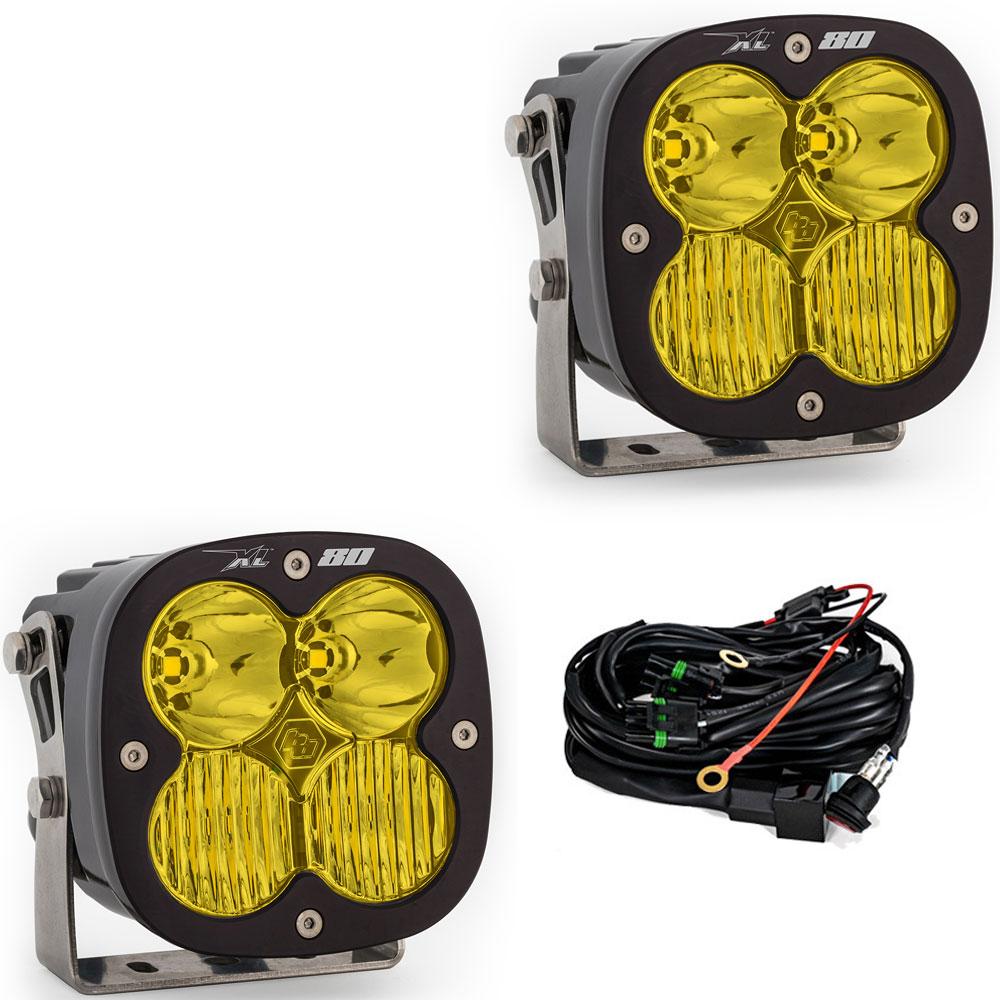 Baja Designs XL80 LED Auxiliary Light Pod Pair | Universal Dunes 2 Dezert SXS