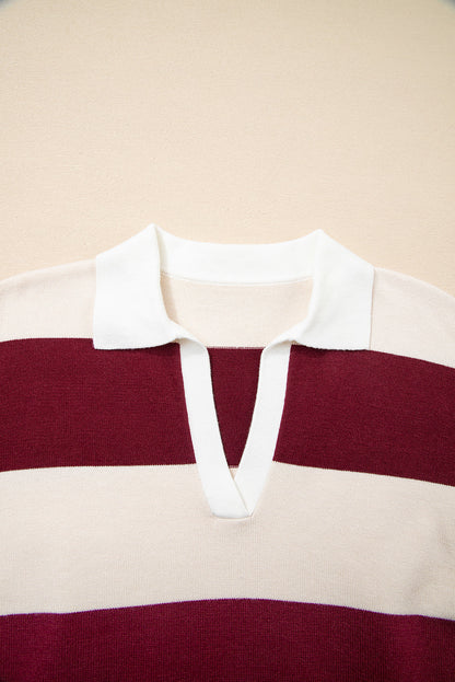 Olivia Knitted Polo Collar Sweater