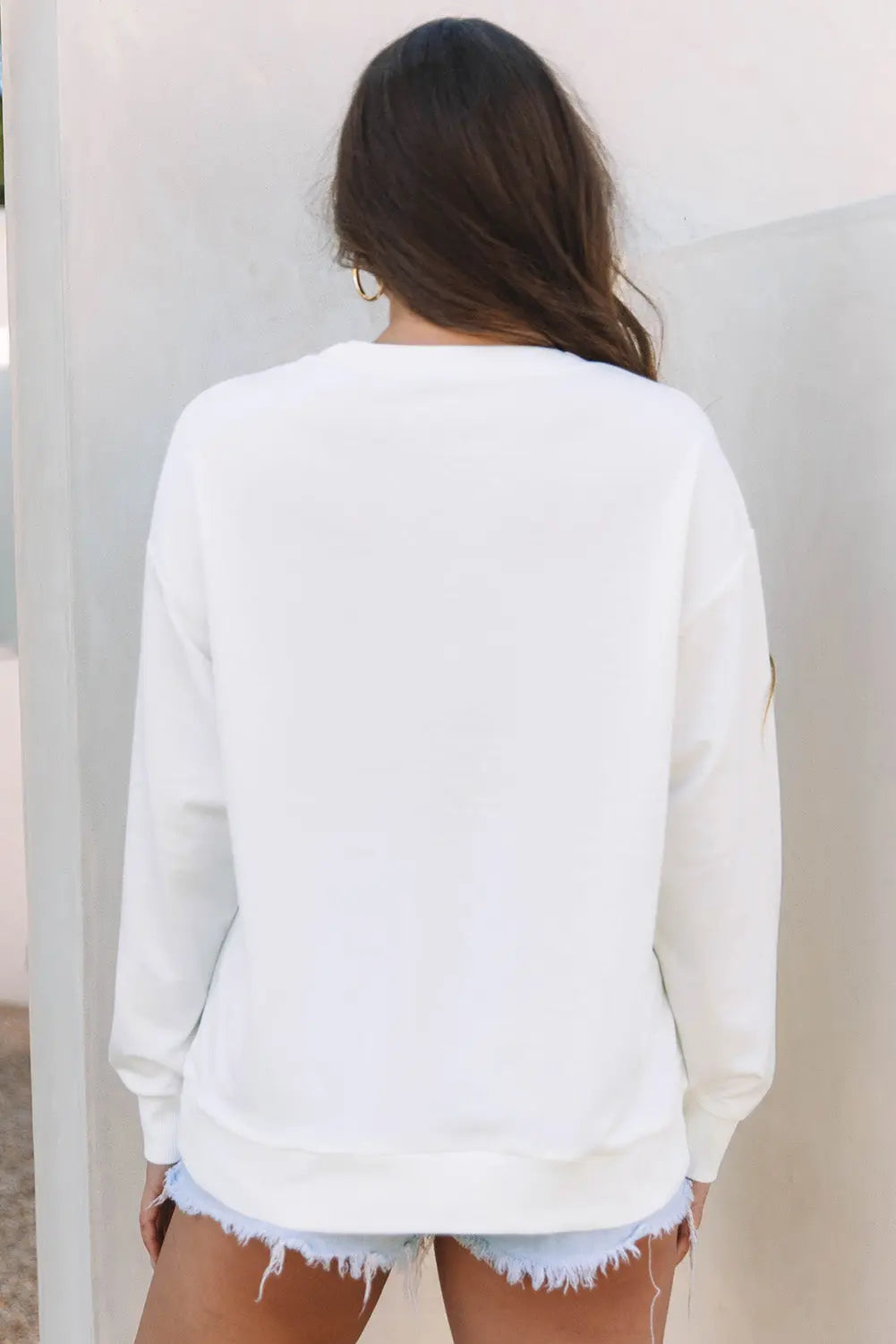 Saratris Drop Shoulder Oversized Sweatshirt