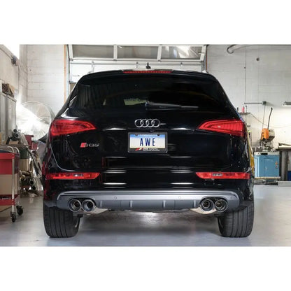 AWE Tuning Audi 8R SQ5 Touring Edition Exhaust - Quad Outlet Diamond Black Tips NP Motorsports