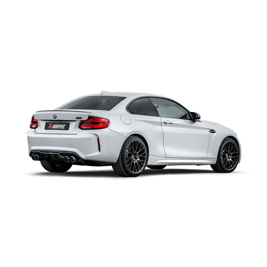 Akrapovic 2018+ BMW M2 Competition/M2 CS (F87N) Slip-On Line (Titanium) w/Carbon Fiber Tips - Get it from Bo