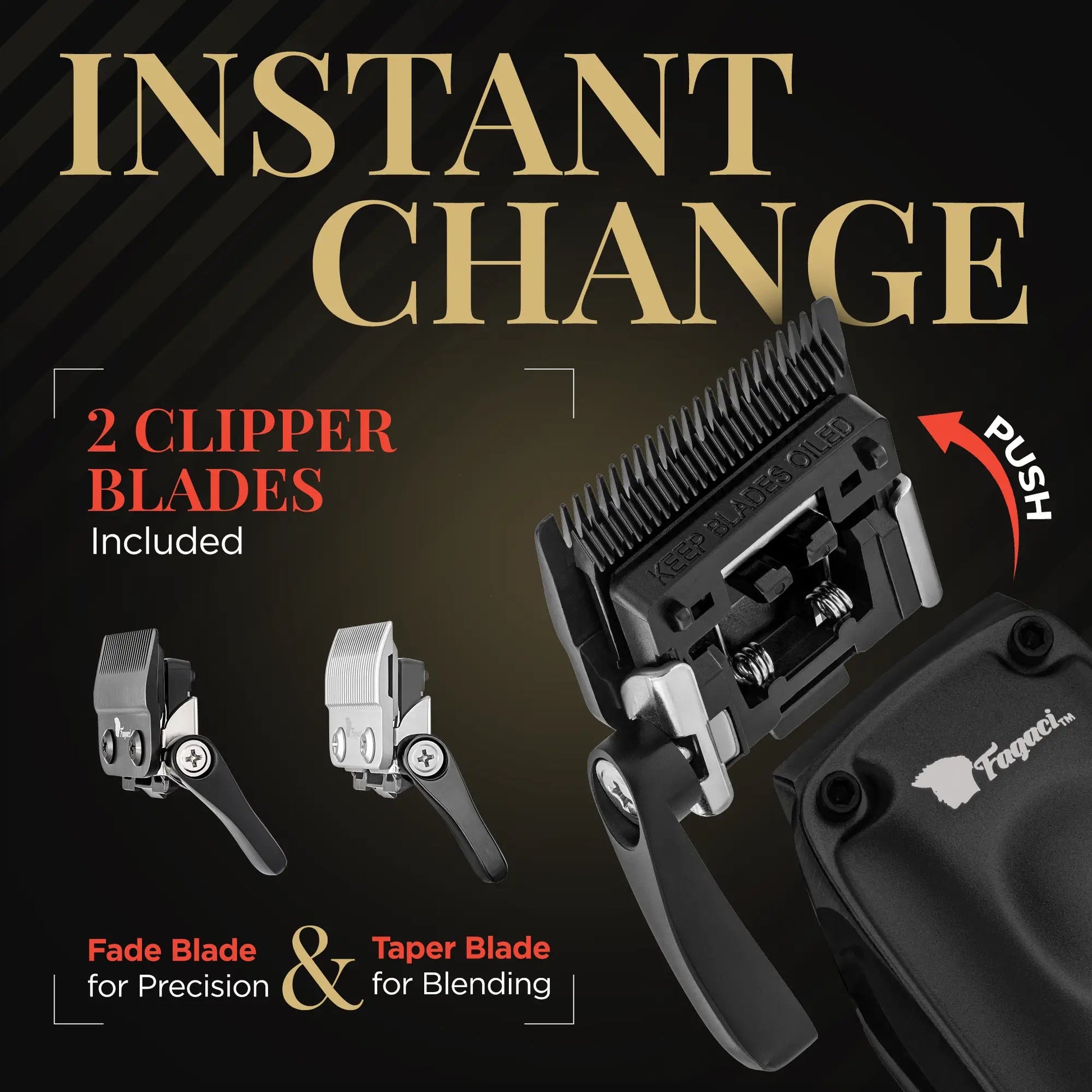 FUSION CLIPPER & TRIMMER SET Fagaci
