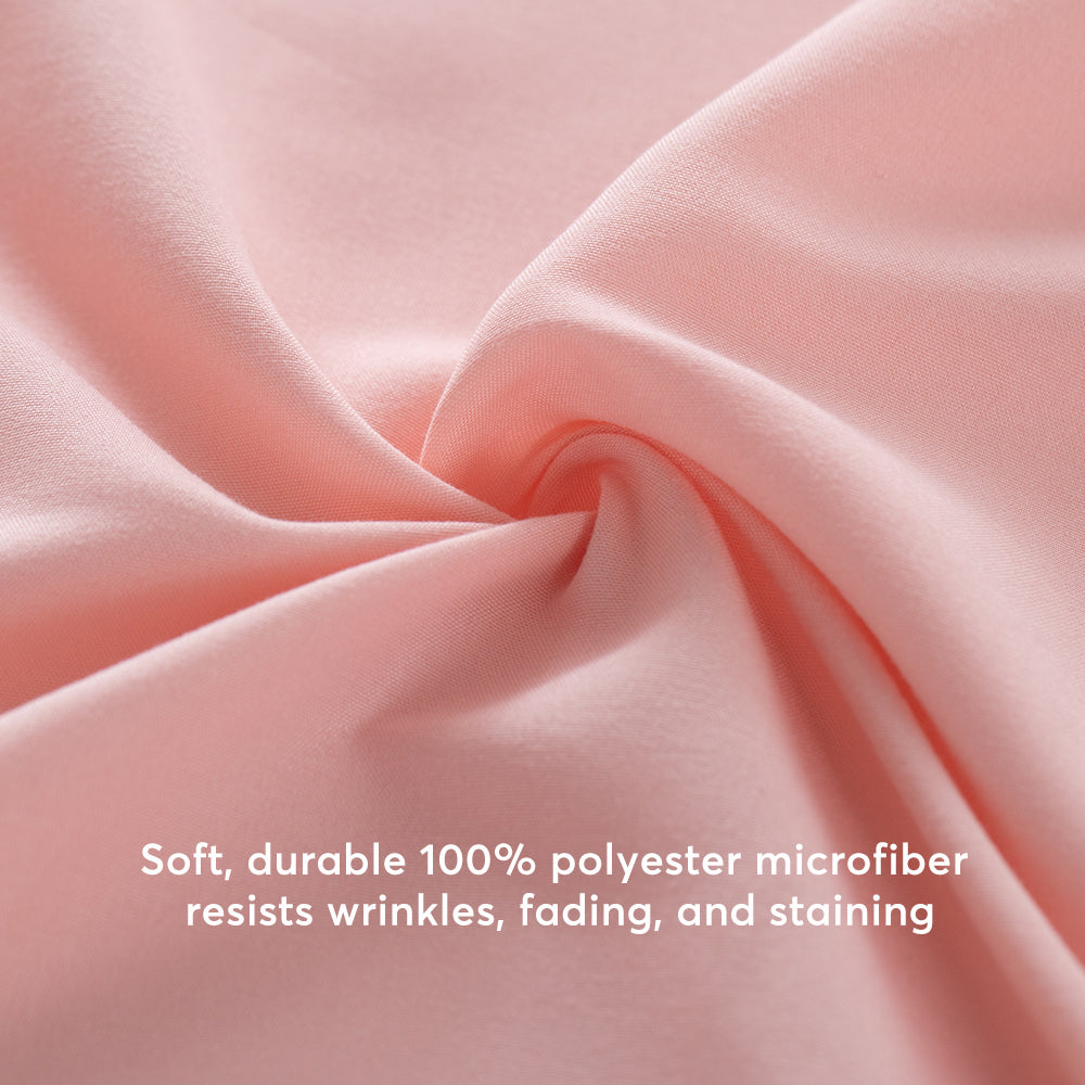 Kasentex All Season Deep Pocket Fitted Sheet Set with Pillowcases, Room Decor, Graduation Gifts Kasentex