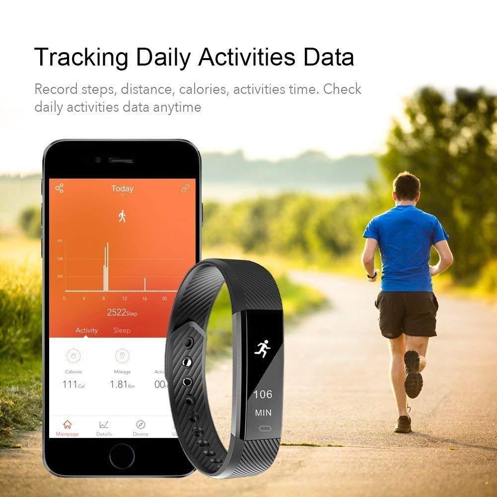 SmartFit Slim Activity Tracker And Monitor Smart Watch Salmon Lucky
