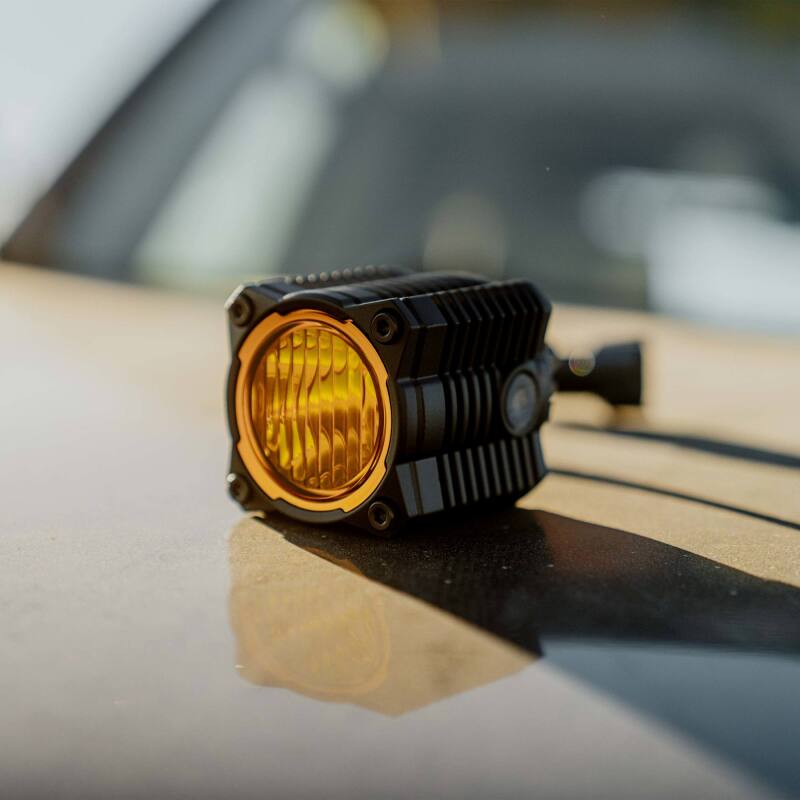 KC HiLiTES FLEX ERA 1 Performance Yellow Spread Beam Lens - Get it from Bo